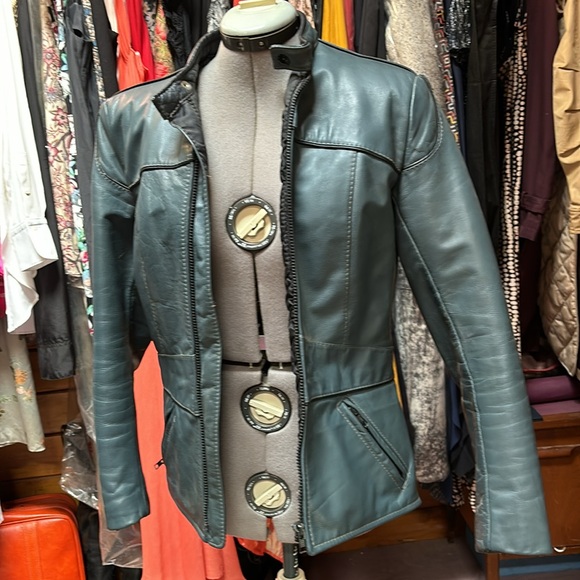 Vintage quilted British style moto jacket - Picture 8 of 10